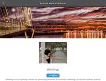 Tablet Screenshot of acousticmusiccharleston.com